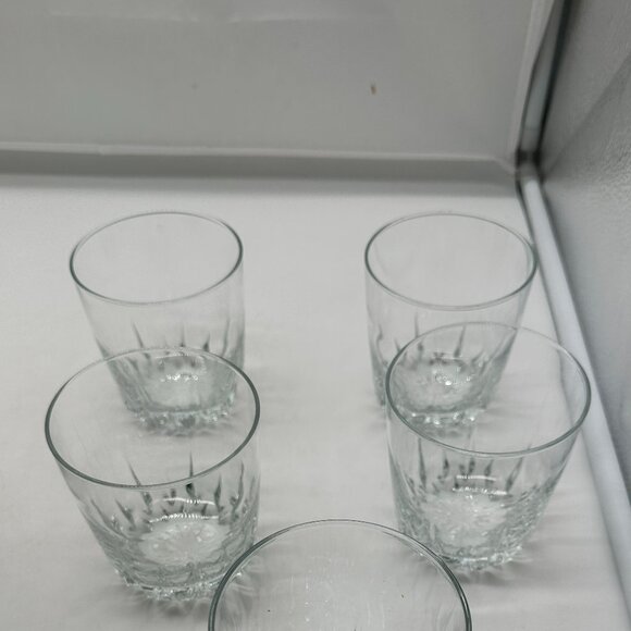 4 Cristal D'Arques Durand Diamont Old Fashioned Glassware Tumblers 3 3/4" - Picture 2 of 4